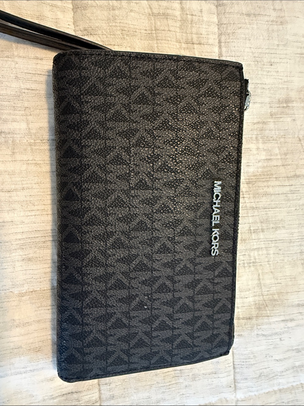 Michael Kors Black Signature Wristlet Wallet
